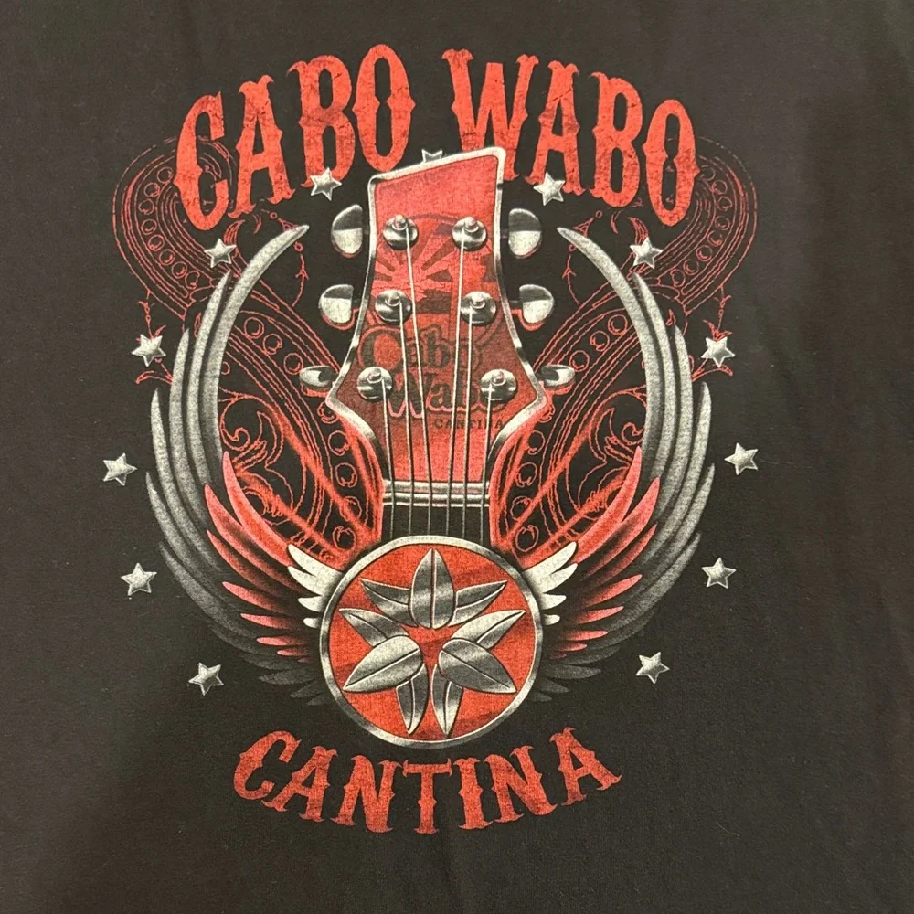 Cabo Wabo Cantina Black Graphic T-Shirt - Picture 3 of 4